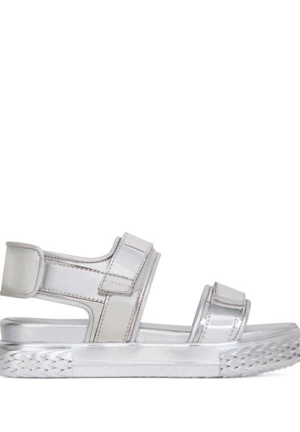 Giuseppe Zanotti Blabber Gummy sandaler - Silverfärgad