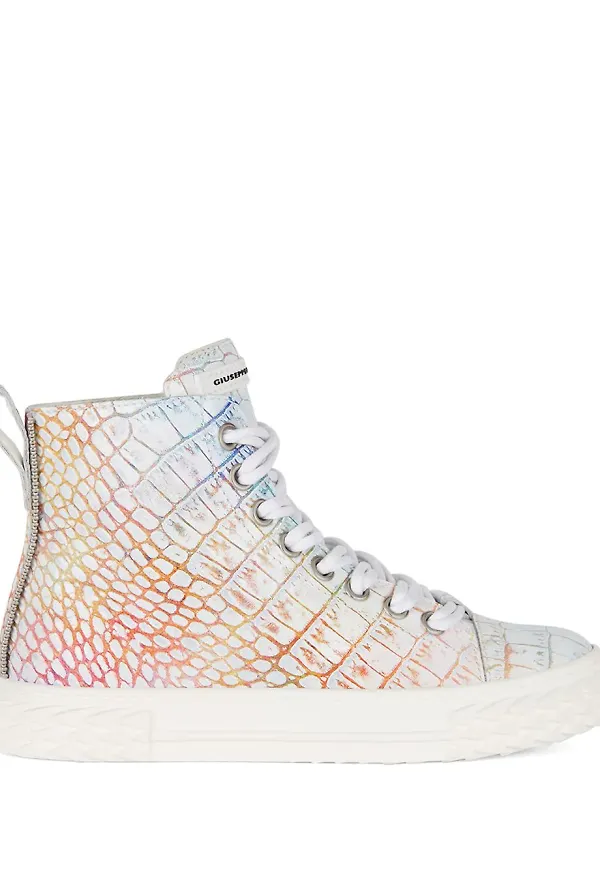 Giuseppe Zanotti Blabber höga sneakers - Vit