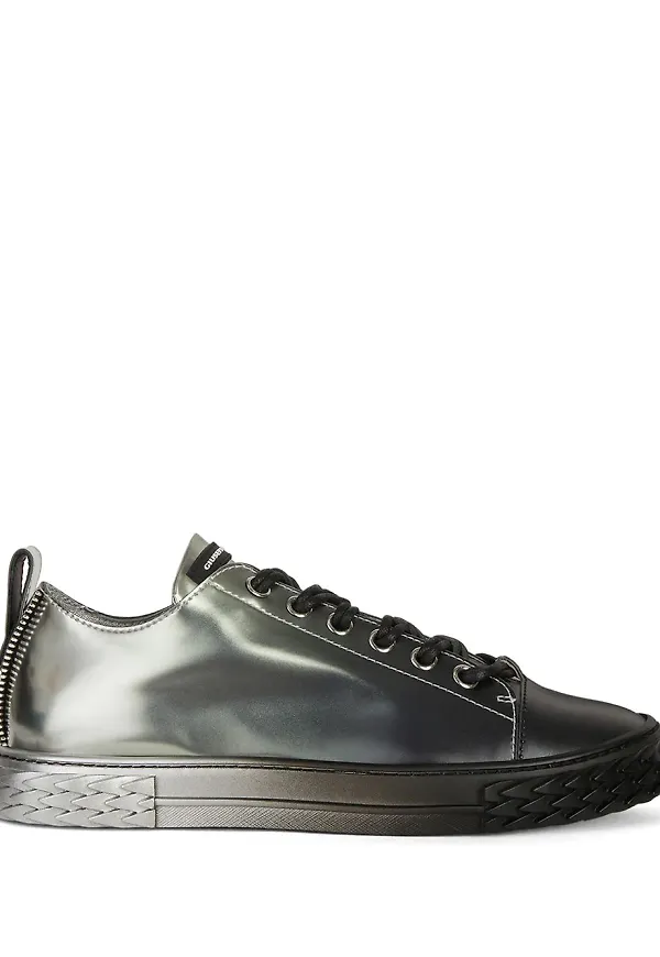Giuseppe Zanotti Blabber låga sneakers - Silverfärgad
