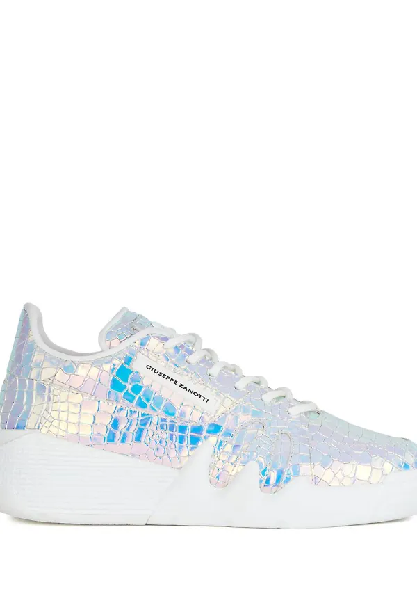 Giuseppe Zanotti Blabber låga sneakers - Silverfärgad