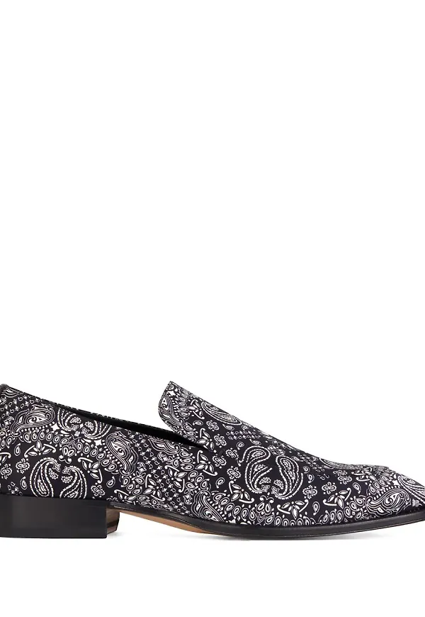 Giuseppe Zanotti blommiga loafers - Svart
