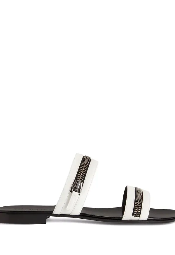 Giuseppe Zanotti Brad sandaler med dragkedja - Vit