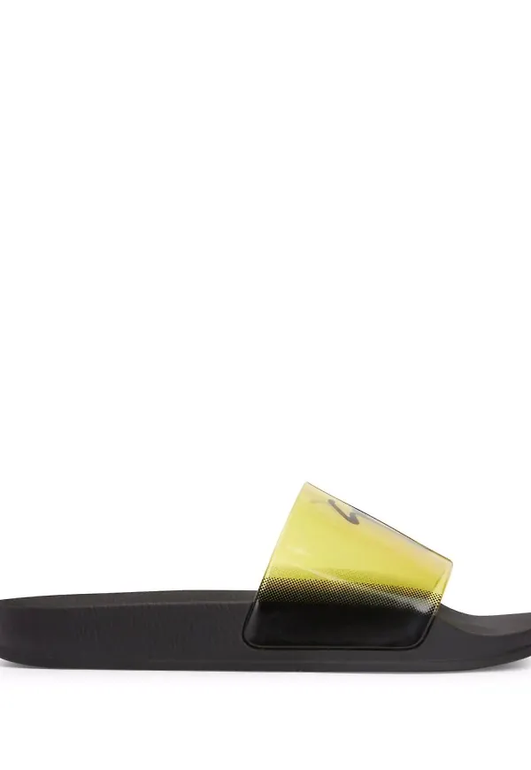 Giuseppe Zanotti Brett tofflor - Gul