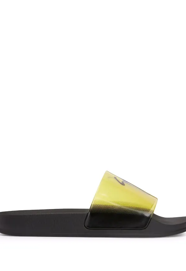 Giuseppe Zanotti Brett tofflor - Gul