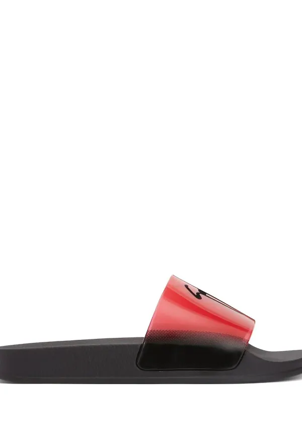 Giuseppe Zanotti Brett tofflor - Röd