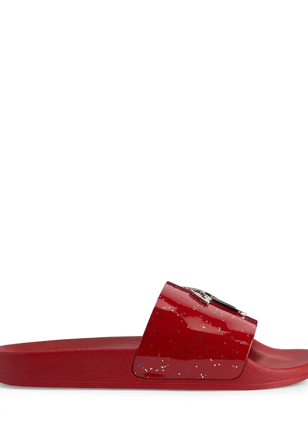 Giuseppe Zanotti Brett tofflor - Röd