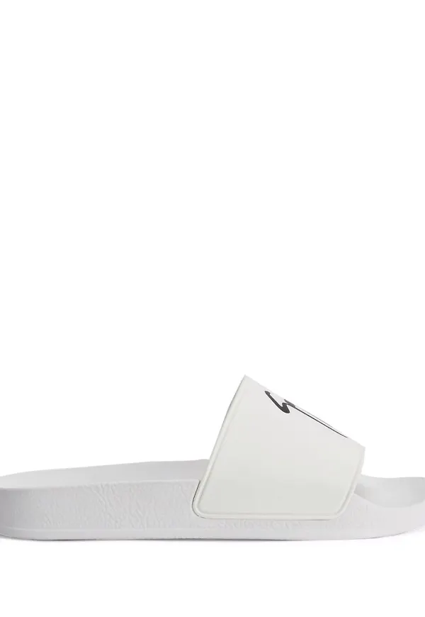 Giuseppe Zanotti Brett tofflor - Vit