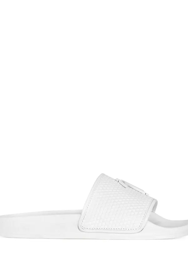 Giuseppe Zanotti Brett tofflor - Vit
