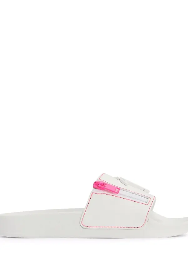Giuseppe Zanotti Brett tofflor - Vit
