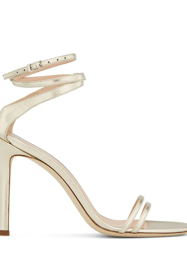 Giuseppe Zanotti Catia omlottsandaler - Silverfärgad