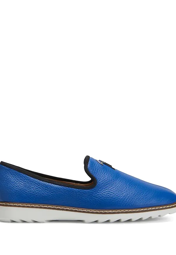 Giuseppe Zanotti Cedric Manhattan läderloafers - Blå