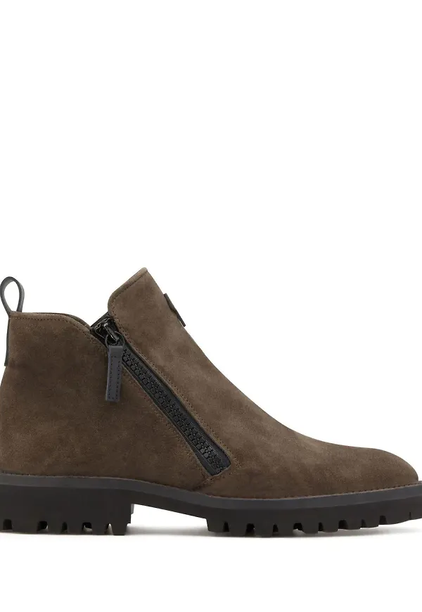 Giuseppe Zanotti Chelsea-boots i mocka - Brun