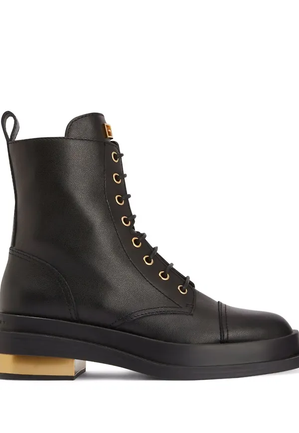 Giuseppe Zanotti Chelsey stövlar med snörning - Svart