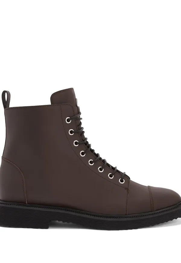 Giuseppe Zanotti Chris läder stövletter - Brun