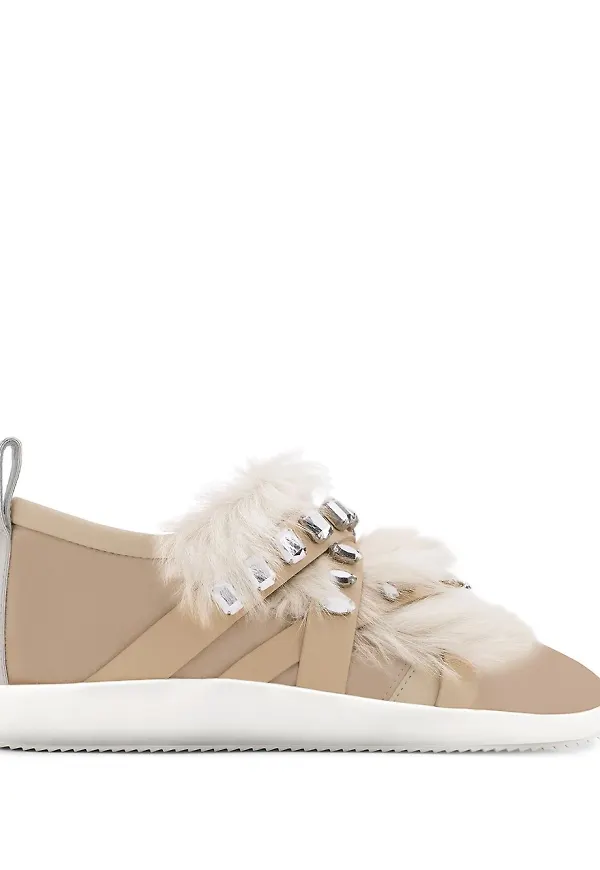 Giuseppe Zanotti Christie låga sneakers - Neutral