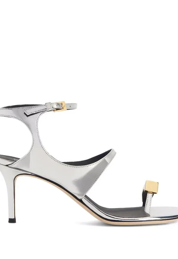 Giuseppe Zanotti Ciubecca högklackade sandaler - Silverfärgad