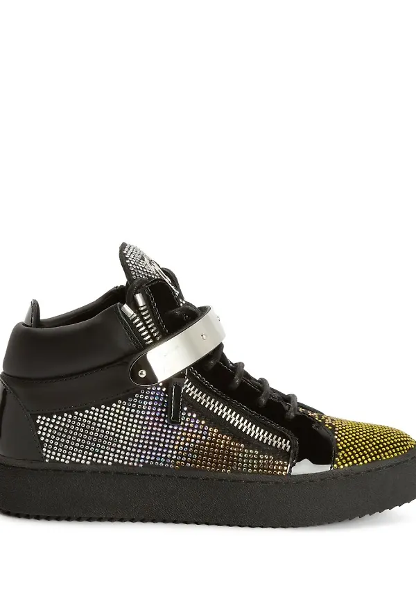 Giuseppe Zanotti Coby höga sneakers - Svart