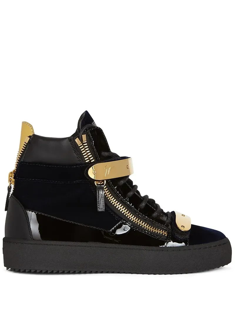 Giuseppe Zanotti Coby höga sneakers - Blå