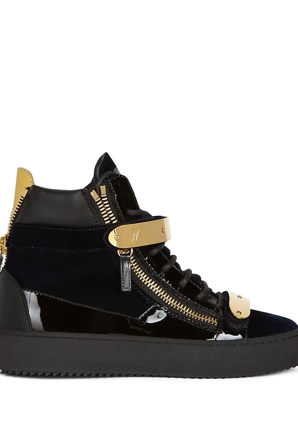 Giuseppe Zanotti Coby höga sneakers - Blå