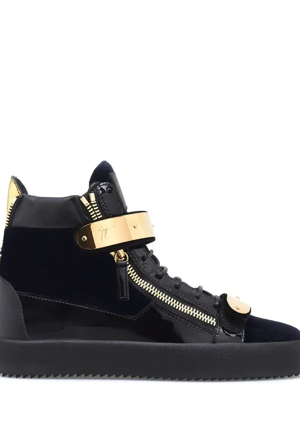 Giuseppe Zanotti Coby höga sneakers - Svart