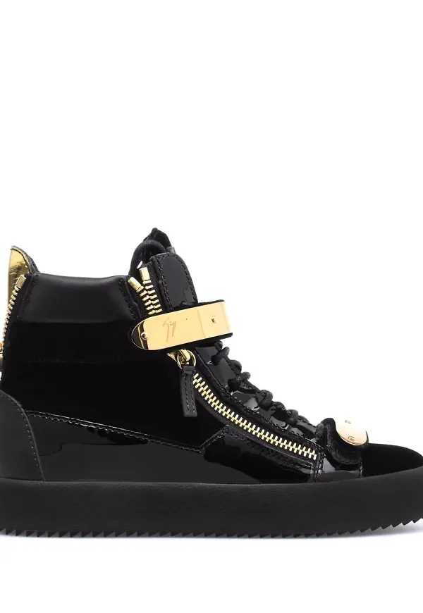 Giuseppe Zanotti Coby höga sneakers - Svart