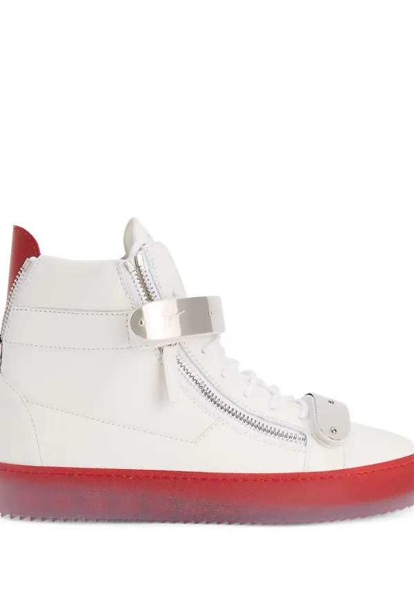Giuseppe Zanotti Coby höga sneakers - Vit