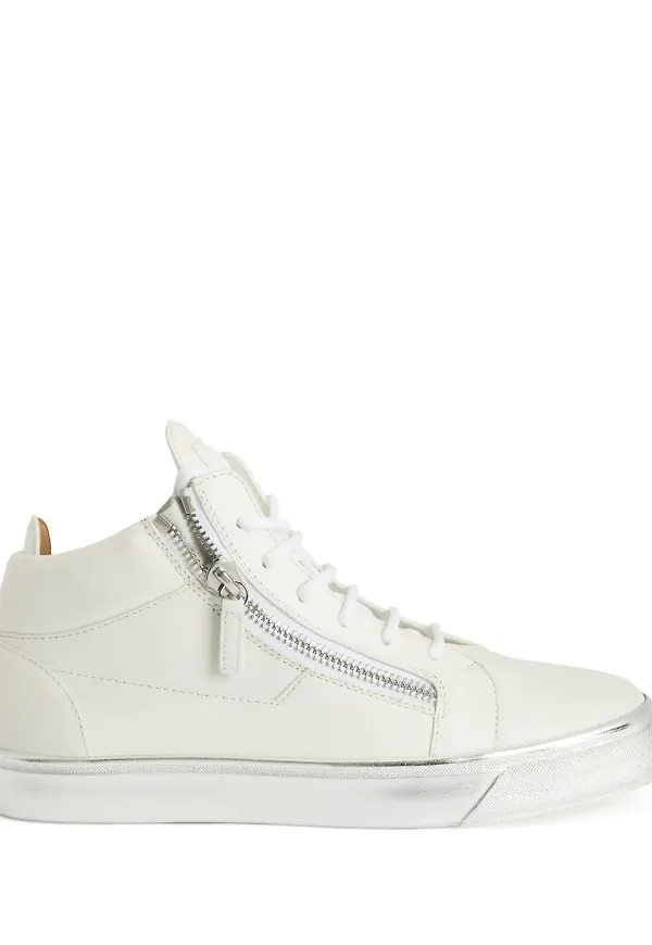 Giuseppe Zanotti Coby höga sneakers - Vit