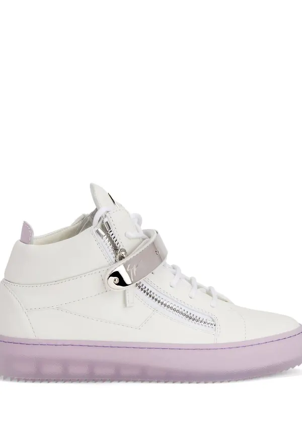 Giuseppe Zanotti Coby höga sneakers - Vit