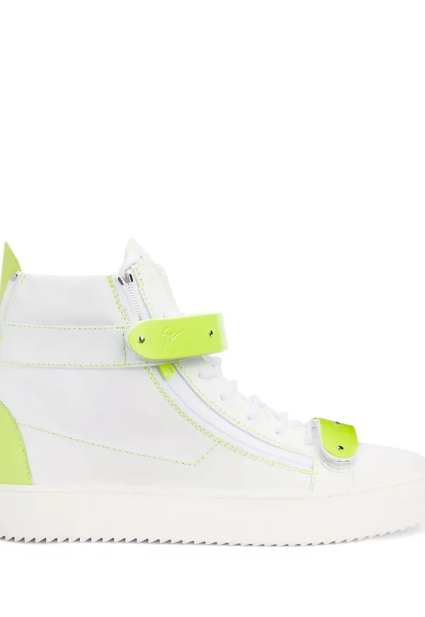 Giuseppe Zanotti Coby höga sneakers - Vit