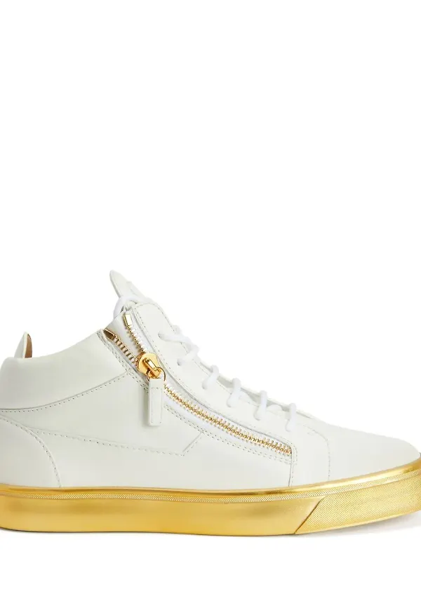 Giuseppe Zanotti Coby höga sneakers - Vit
