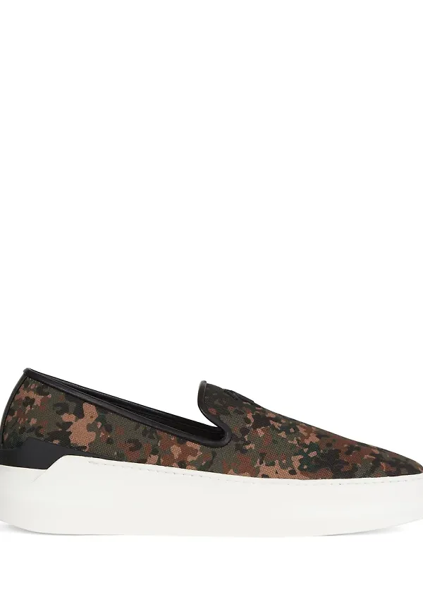 Giuseppe Zanotti Conley kamouflagemönstrade sneakers - Grön