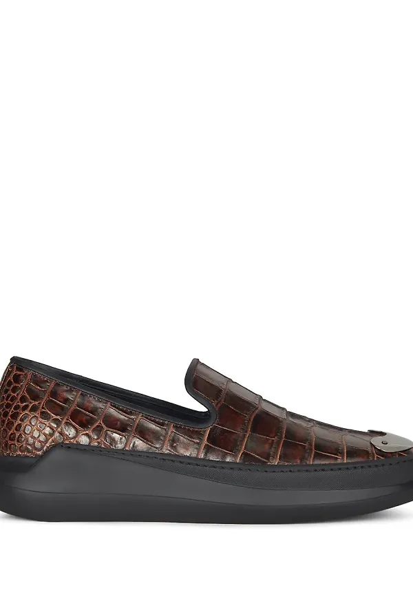 Giuseppe Zanotti Conley slip on-sneakers - Brun