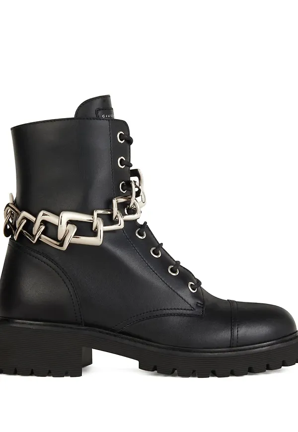 Giuseppe Zanotti Detroit bikerstövlar - Svart