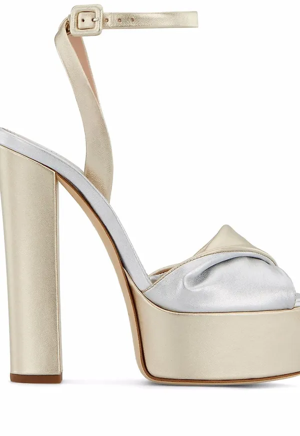 Giuseppe Zanotti Double Betty platåsandaler - Grå