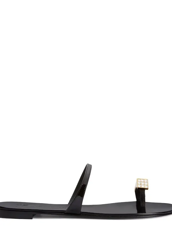 Giuseppe Zanotti Dynamo Ring sandaler - Svart