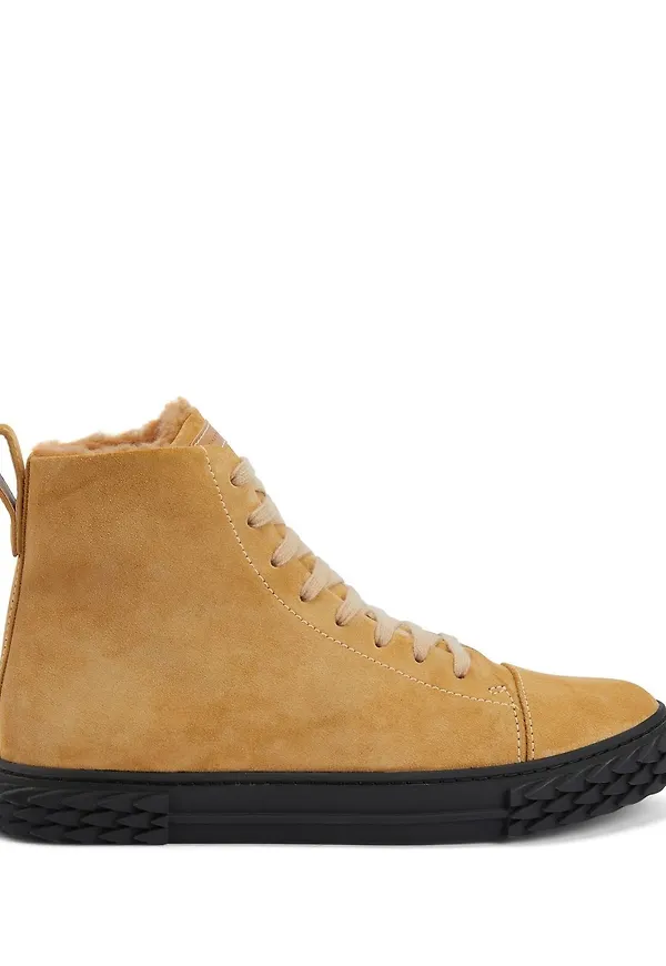 Giuseppe Zanotti Ecoblabber höga sneakers - Brun