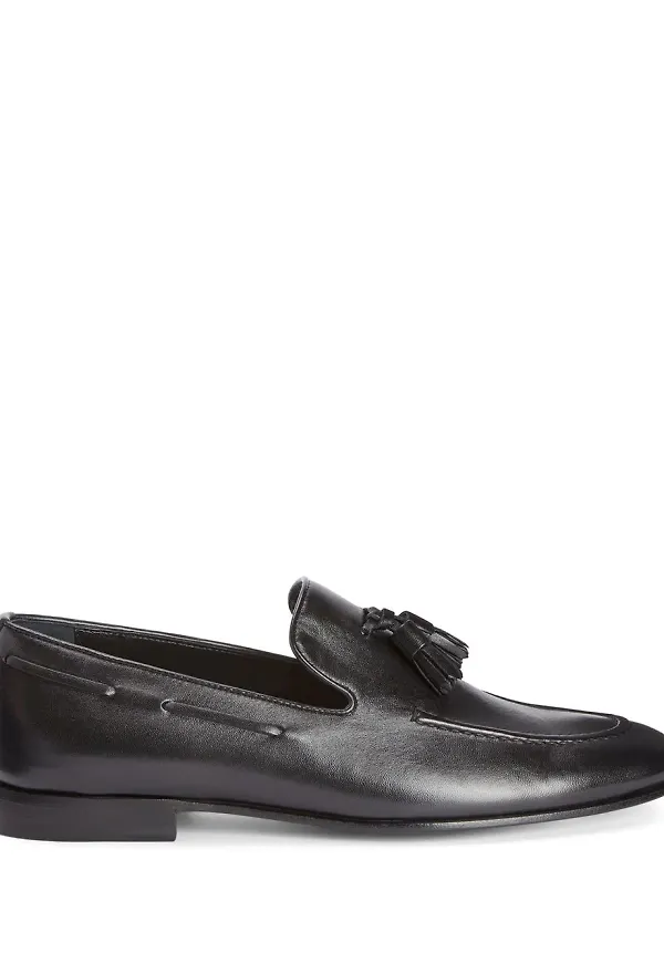 Giuseppe Zanotti Eloys läderloafers - Svart