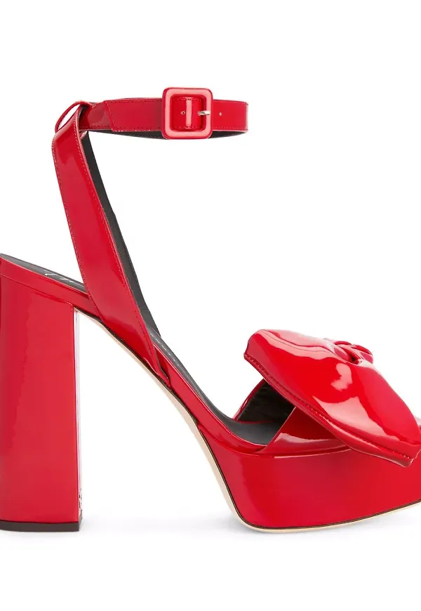 Giuseppe Zanotti Eunomya platåsandaler - Röd