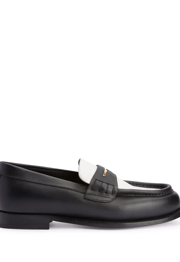 Giuseppe Zanotti Euro pennyloafers - Svart