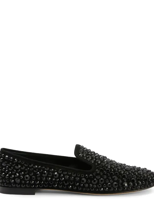 Giuseppe Zanotti Evangelie loafers med nitar - Svart