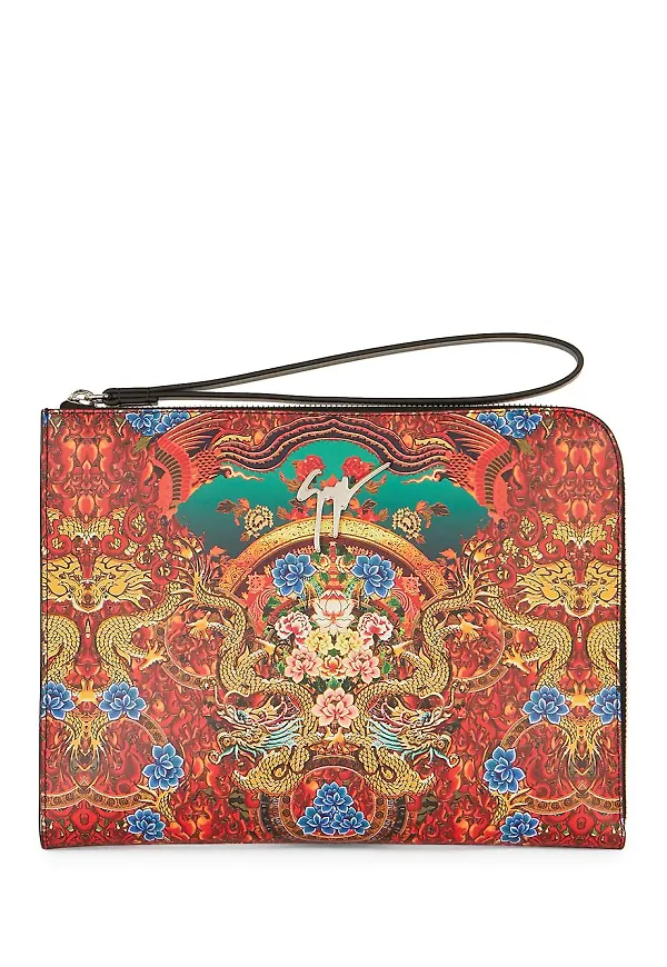 Giuseppe Zanotti Fabian clutch - Röd