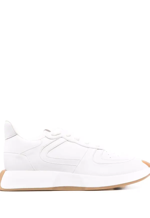 Giuseppe Zanotti Ferox lädersneakers - Vit