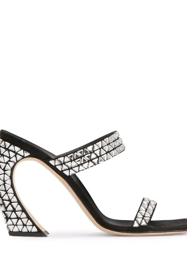 Giuseppe Zanotti Flaminia Glare sandaler - Svart
