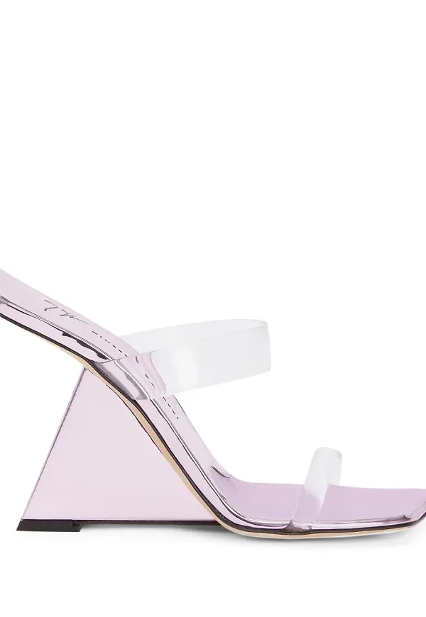 Giuseppe Zanotti Florance Plexi 105 mm sandaler - Rosa