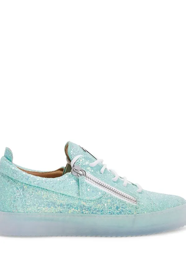 Giuseppe Zanotti Frankie glittriga sneakers - Blå