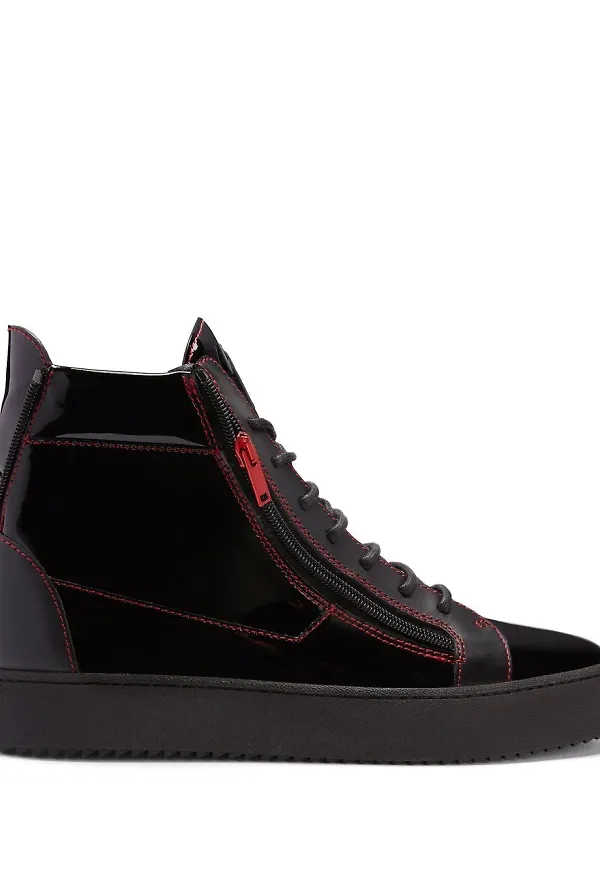 Giuseppe Zanotti Frankie höga sneakers - Svart
