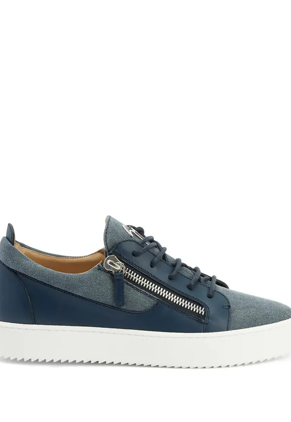 Giuseppe Zanotti Frankie låga sneakers - Blå