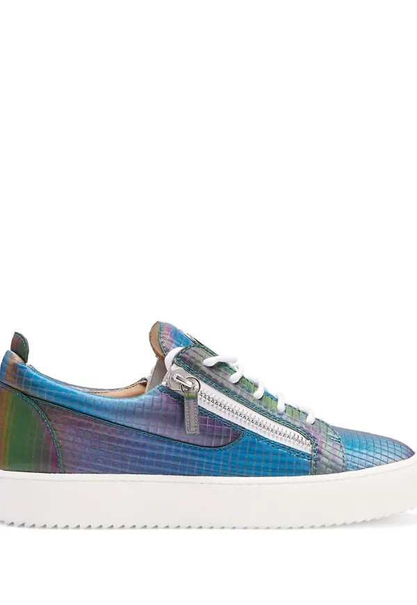 Giuseppe Zanotti Frankie låga sneakers - Blå