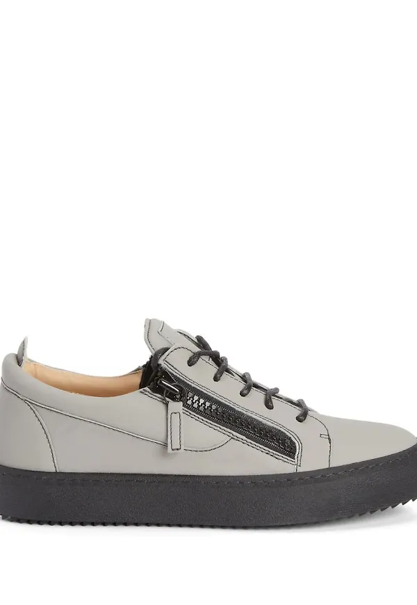 Giuseppe Zanotti Frankie låga sneakers - Grå