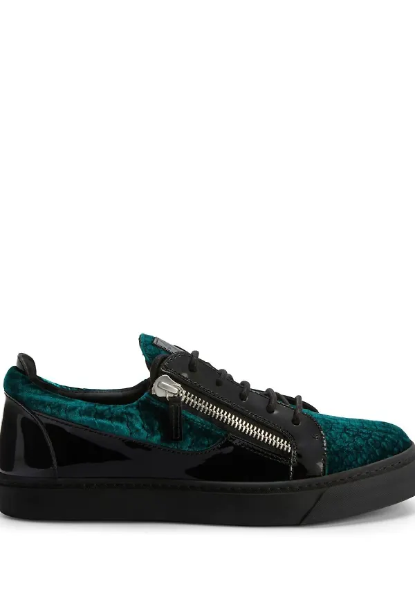 Giuseppe Zanotti Frankie låga sneakers - Grön